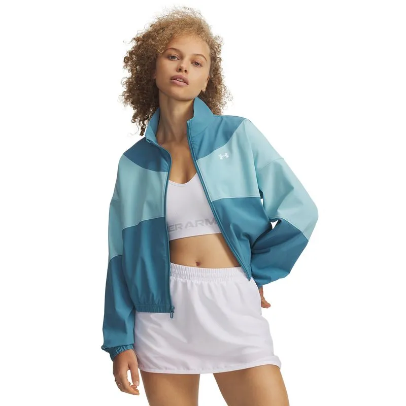 UA Rival Woven Jacket-BLU S