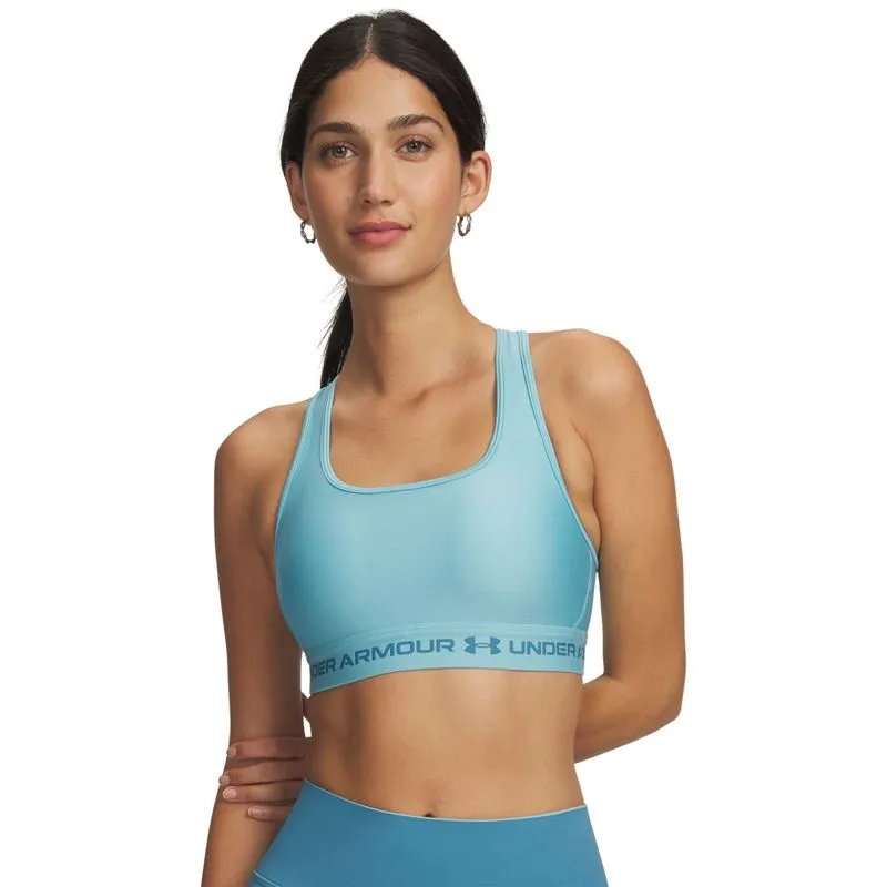 Top de Treino Under Armour Crossback Mid M / Azul