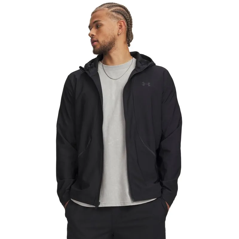 UA Unstoppable Woven Jacket-BLK M