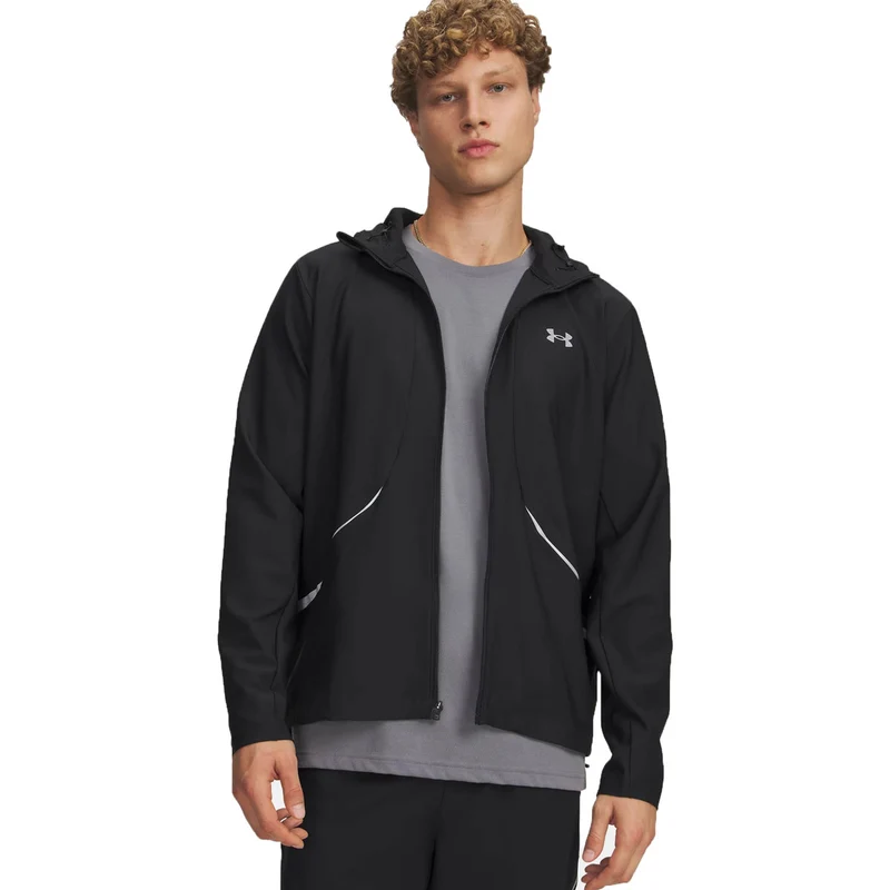 Giacca Uomo Under Armour Unstoppable Woven Nero Grigio S