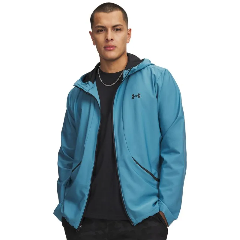 UA Unstoppable Woven Jacket-BLU S