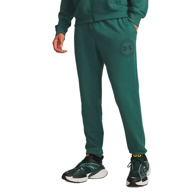 Pantalone Jogger Uomo Under Armour Rival Graphic Verde L