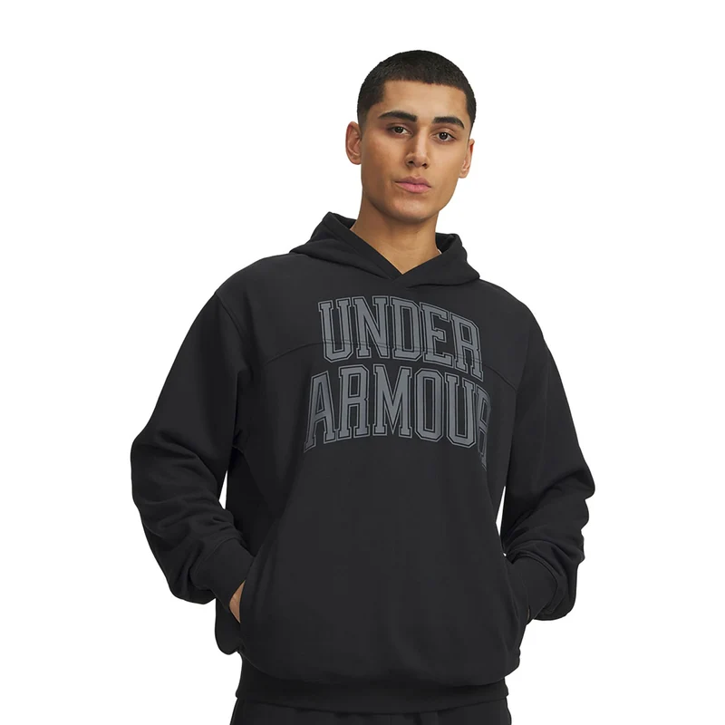 Felpa Uomo Under Armour Rival Graphic Nero L