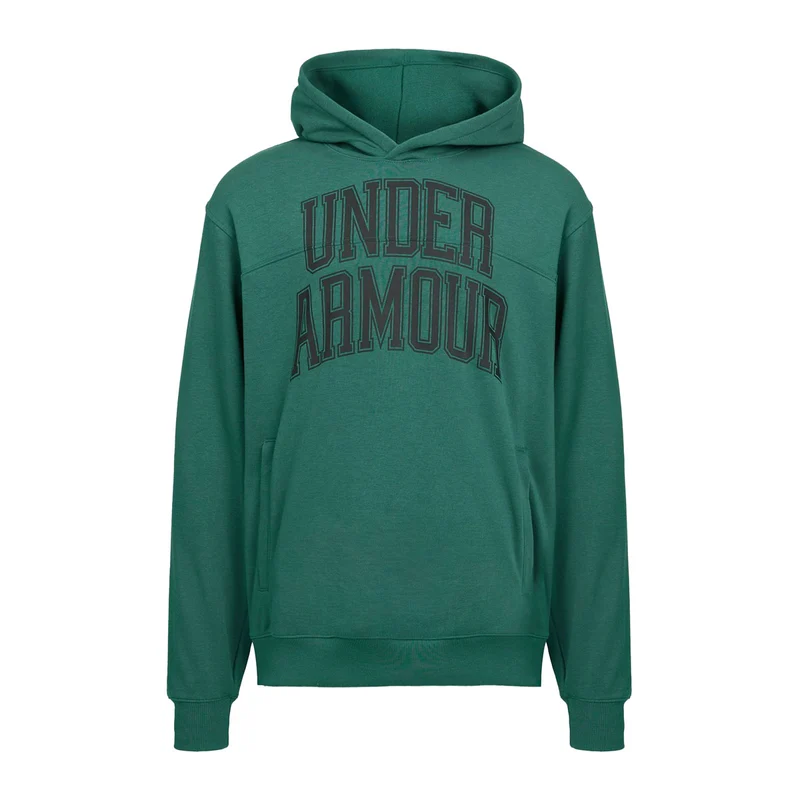 Felpa Uomo Under Armour Rival Graphic Verde Nero M