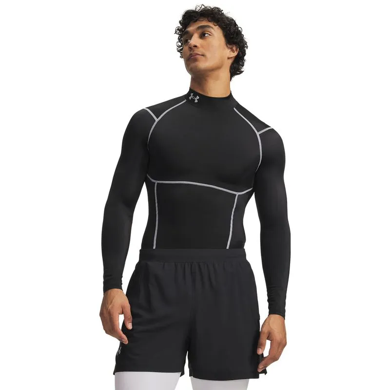 UA HG Elite Comp Mock LS-BLK M