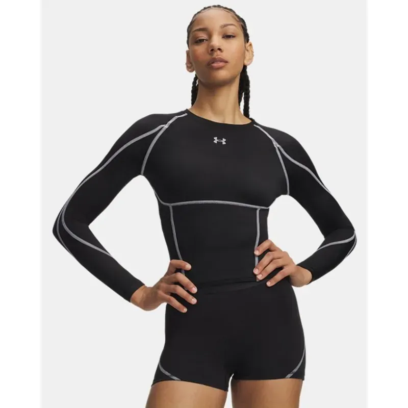 Primeras capas UA Heatgear Elite Ls de Entrenamiento para Mujer HeatGear Elite LS