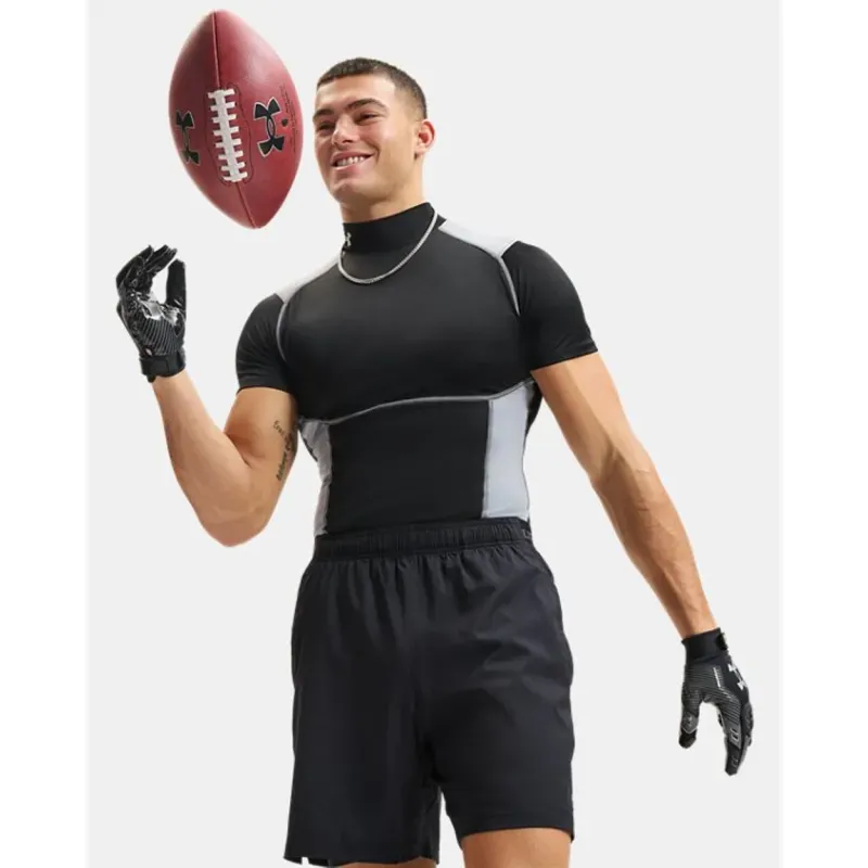 Remera de compresión HeatGear® Elite Mockneck para Hombre UA HG Elite Comp Mock SS