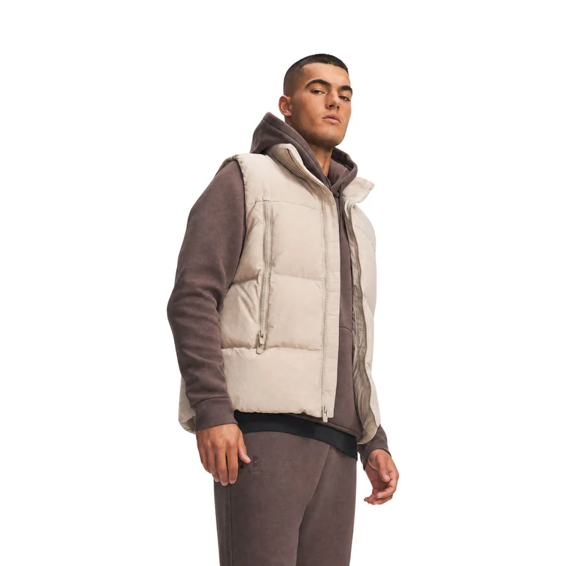 Smanicato Uomo Under Armour Limitless Down Beige S