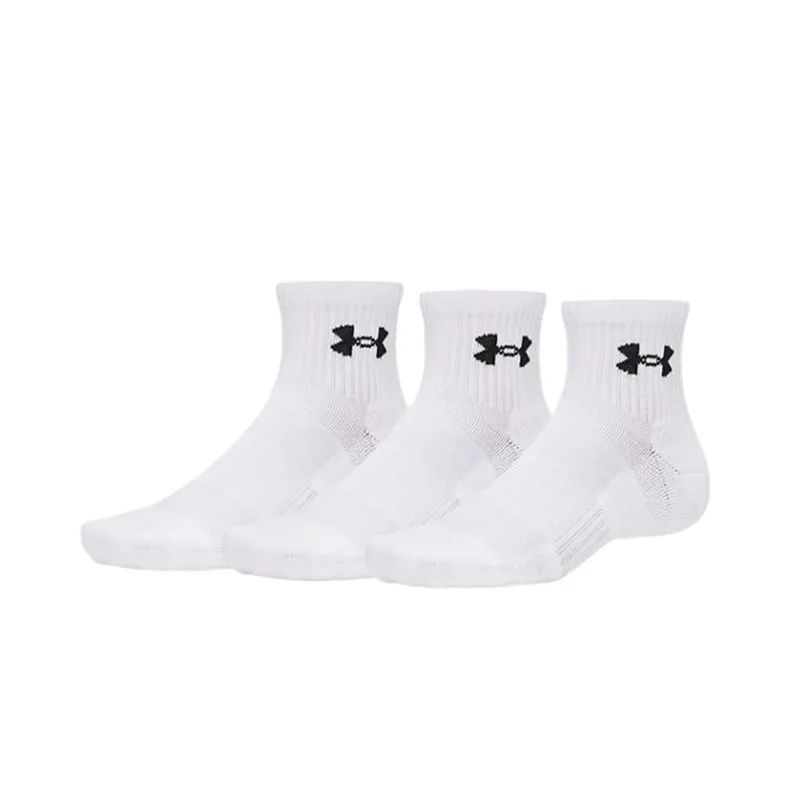 Media Under Armour Tripack Performance Cotton Crew Talle: M - Color: Blanco