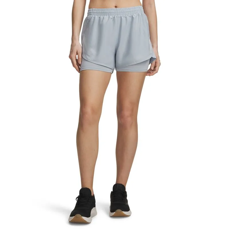 UA Fly By 2-in-1 Shorts-GRY M