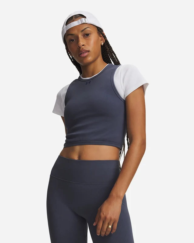 CANOTTA UNDER ARMOUR SEAMLESS CROP W 0044 / XS