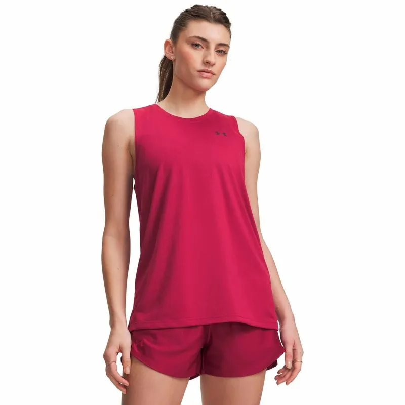 Regata de Treino Under Armour Tech Tank Solid P / Vermelho