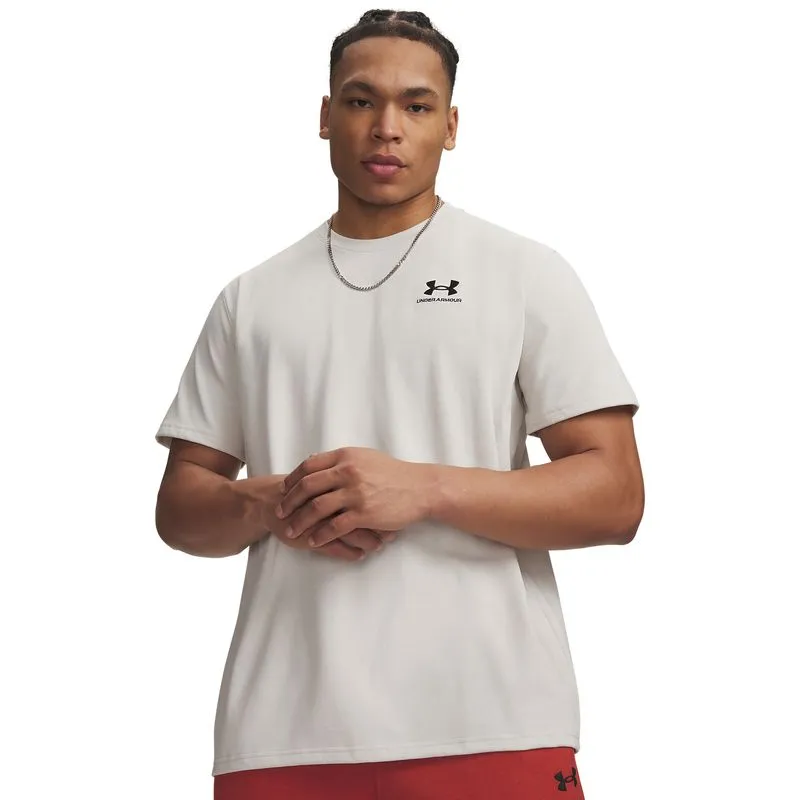 UA M LOGO EMB HEAVYWEIGHT SS-WHT S