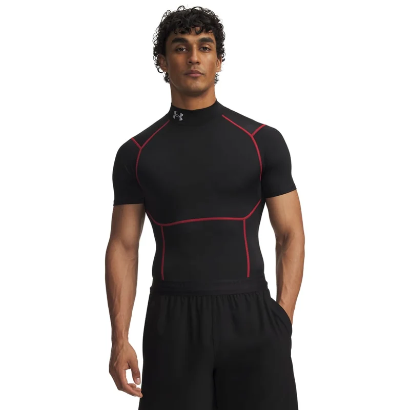 Under Armour HeatGear Elite Compression Mock Short Sleeve 3XLG