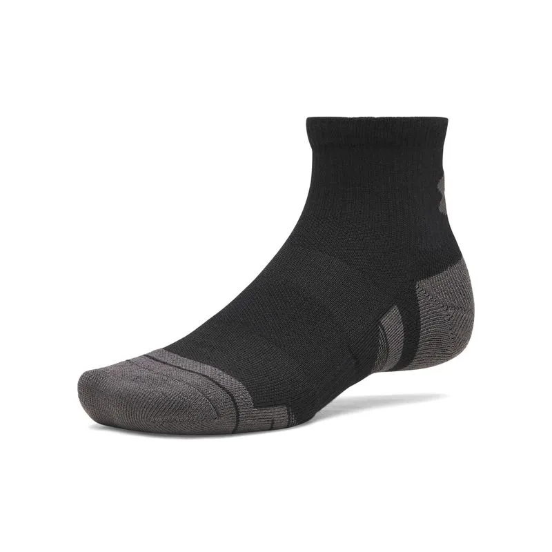 New Unisex Perf Tech 6pk Qtr-BLK M