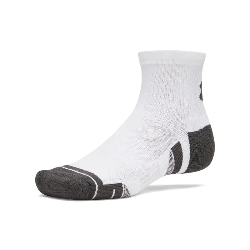 New Unisex Perf Tech 6pk Qtr-WHT M