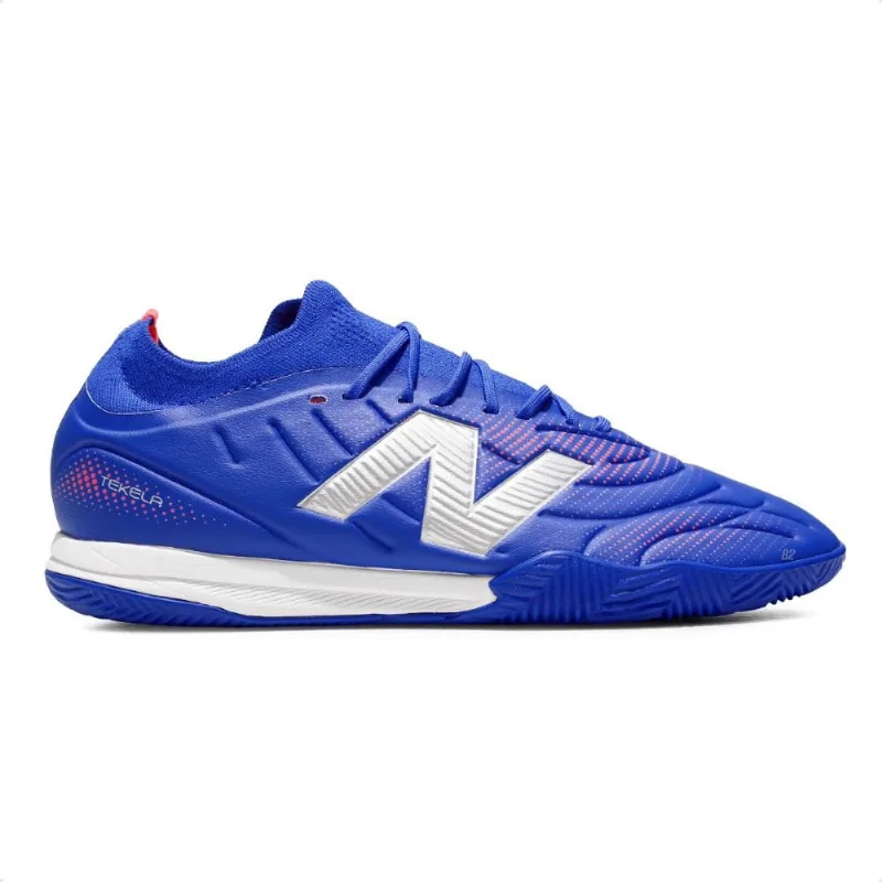 Chuteira Futsal New Balance Tekela Team Low Laced V5 Unissex 42 / Azul