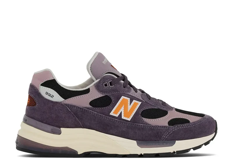 New Balance 992 MiUSA Dark Ice Wine Black 45.5 EU