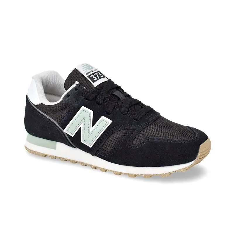 Zapatilla New Balance 373 Talle: 38.5 - Color: Negro/Verde