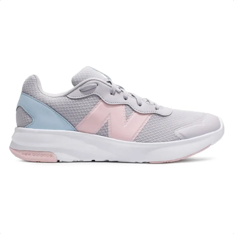 Tênis New Balance 578 Juvenil 38 / Cinza / Rosa Claro