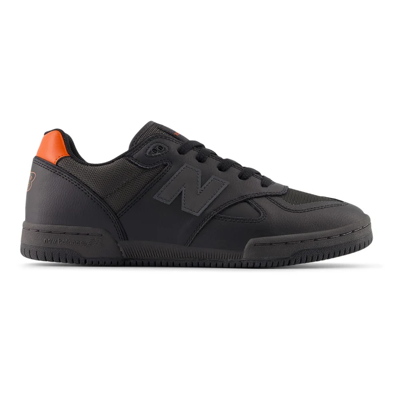 New Balance Numeric 600 Tom Knox Skateboard Shoe - Black/Orange M 12 / W 13.5