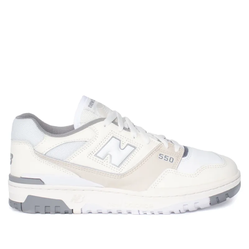 Tênis Masculino New Balance 550 Mesh Branco/Bege - 42