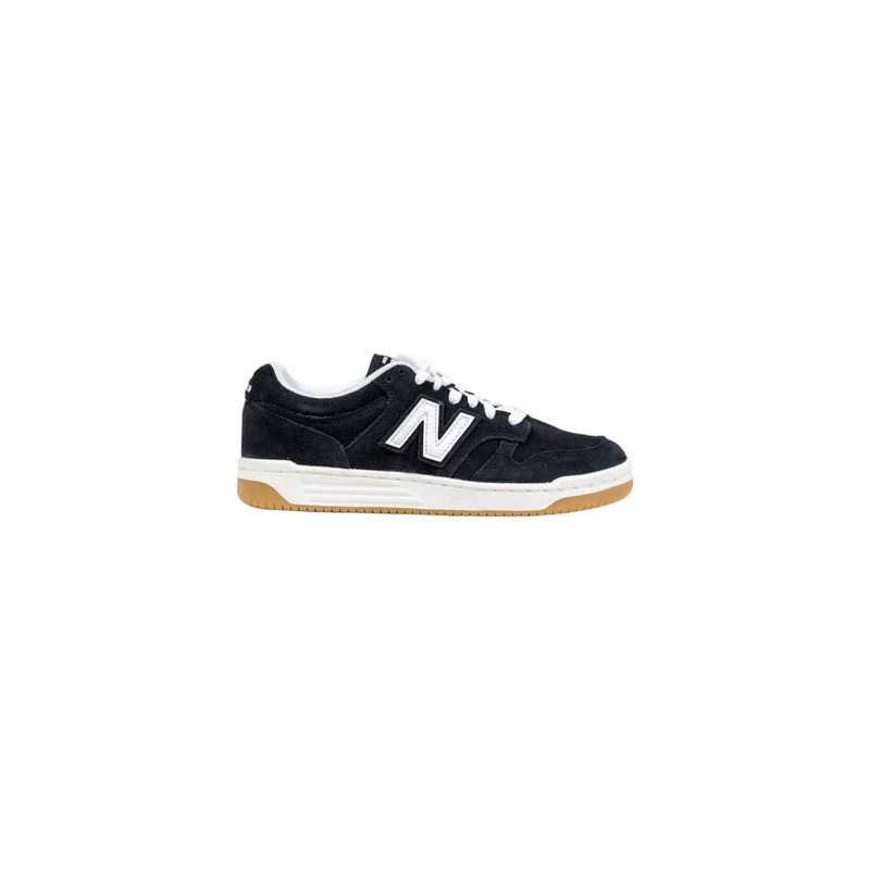 New Balance Black And White Leather Athletic Sneakers EU37/US7