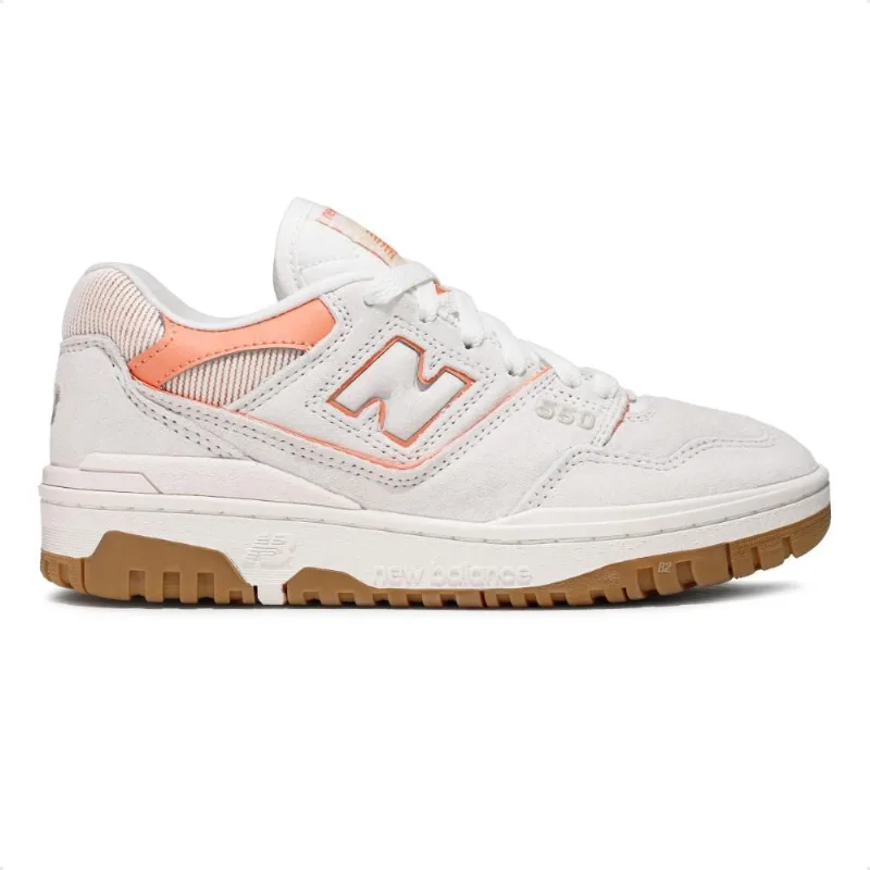 Tenis New Balance 550 Feminino 35 / Bege / Laranja