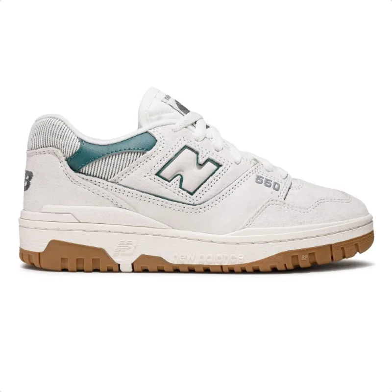 Tenis New Balance 550 Feminino 35 / Bege / Verde