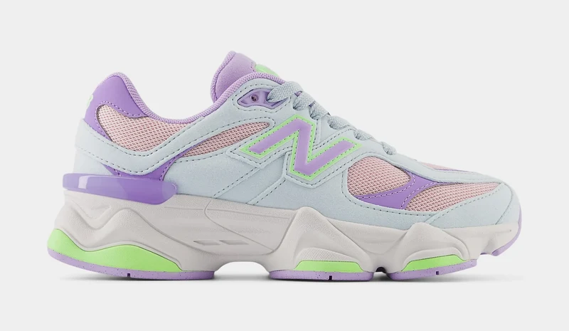 9060 Grade School Lifestyle Shoes (Frosted Glass/Lilac Glow) 6Y