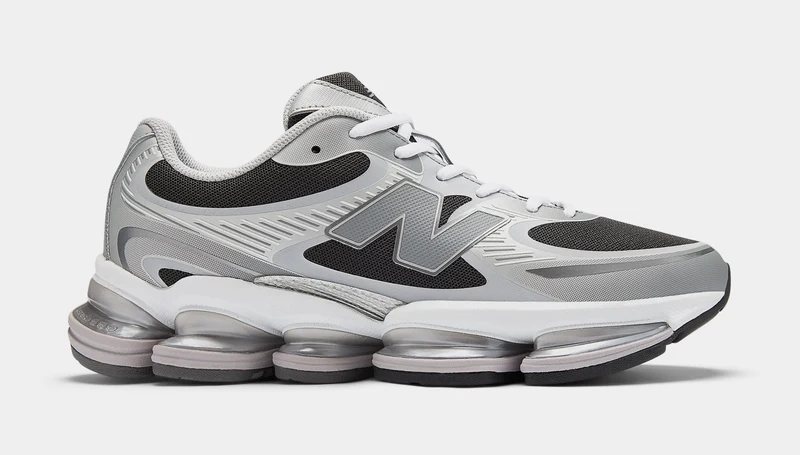 ABZORB 2000 Mens Running Shoes (Silver Metallic/Faded Black) 6.5