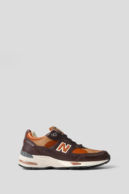 SNEAKERS 991 MADE IN UK CHOCOLATE PLUM ET CARAMEL COFFEE 42.5