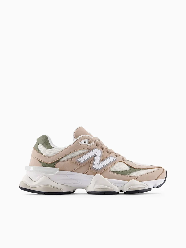 9060 Beige Green leather Beige / 7.5 / M