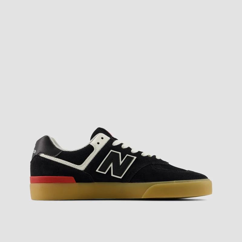 New Balance Numeric 574 Vulc Shoes - Black/Sea Salt 8.5uk / Black/Sea Salt