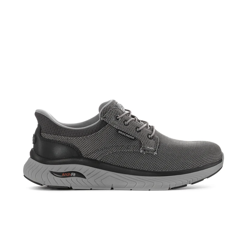 Slip Ins Relaxed Fit Arch Fit - Mens Black/Gray / 10.0