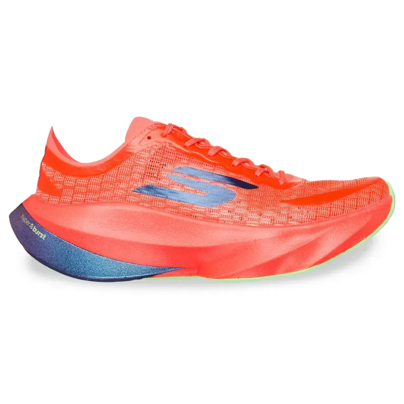 Tênis Skechers Aero Tempo Masculino Laranja Corrida 38