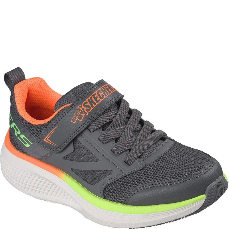 Skechers GO RUN Elevate 2.0 - Where's My Skechers? Charcoal / Junior 1.5
