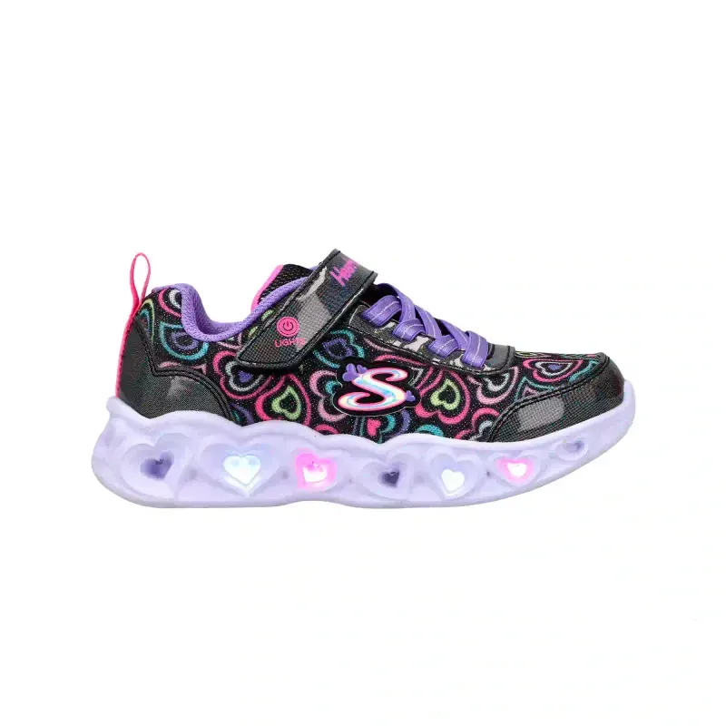 Tenis Skechers Casual Eternal Lights Niña 303257LBKMT 19 cm