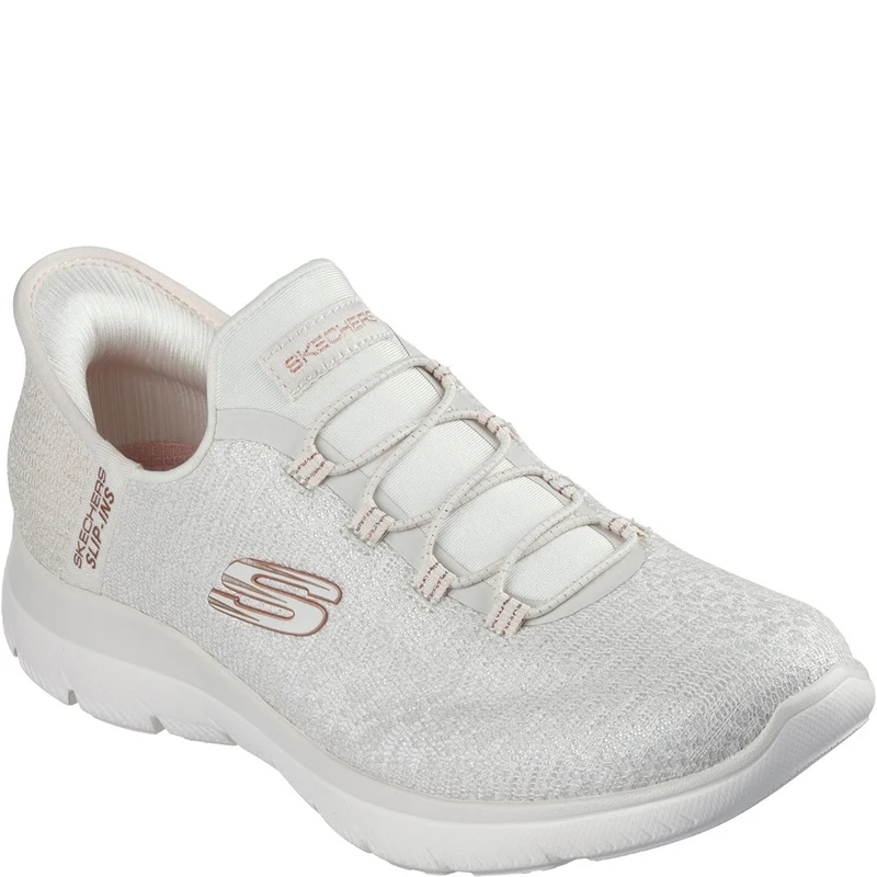 Skechers Summits - Lunar Glow Trainers Natural/Rose Gold / 3