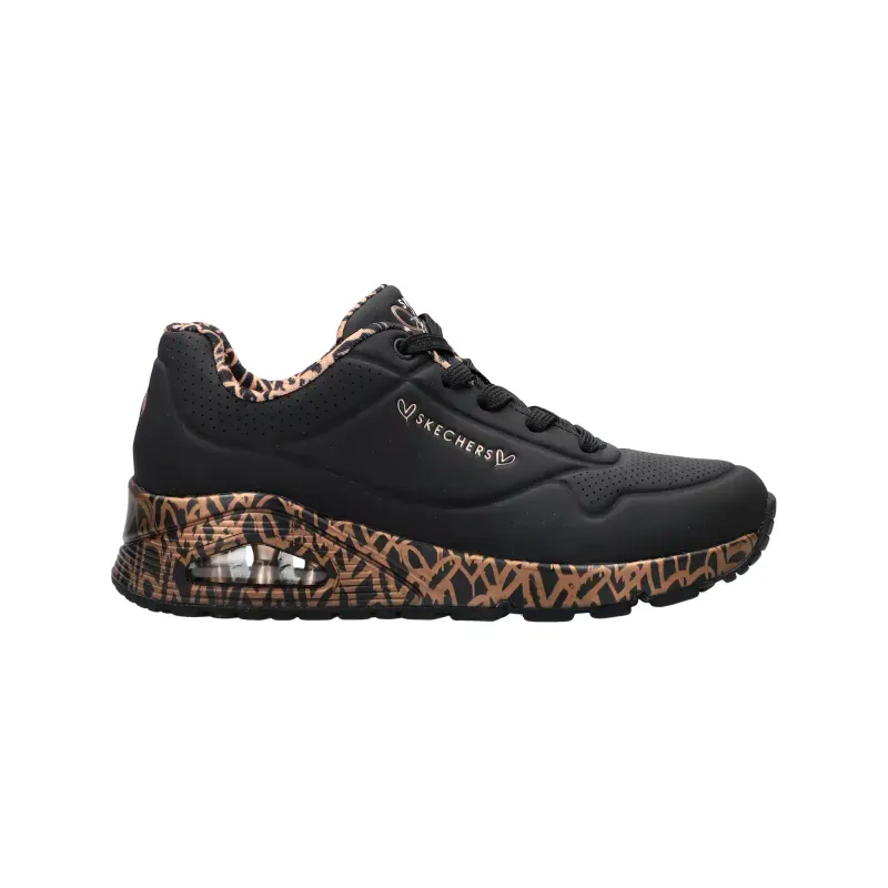 Tenis Skechers Casual Street The Uno x JGoldcrown Mujer 155506BKRG 25.5 cm