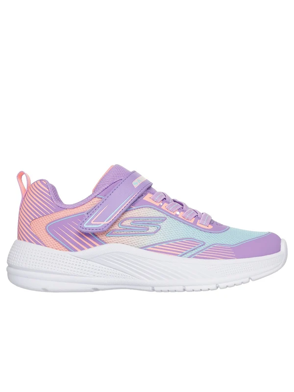 SKECHERS Microspec Advance Sneaker Con Strappo Bambina - 303657L Lavander/Multi 33