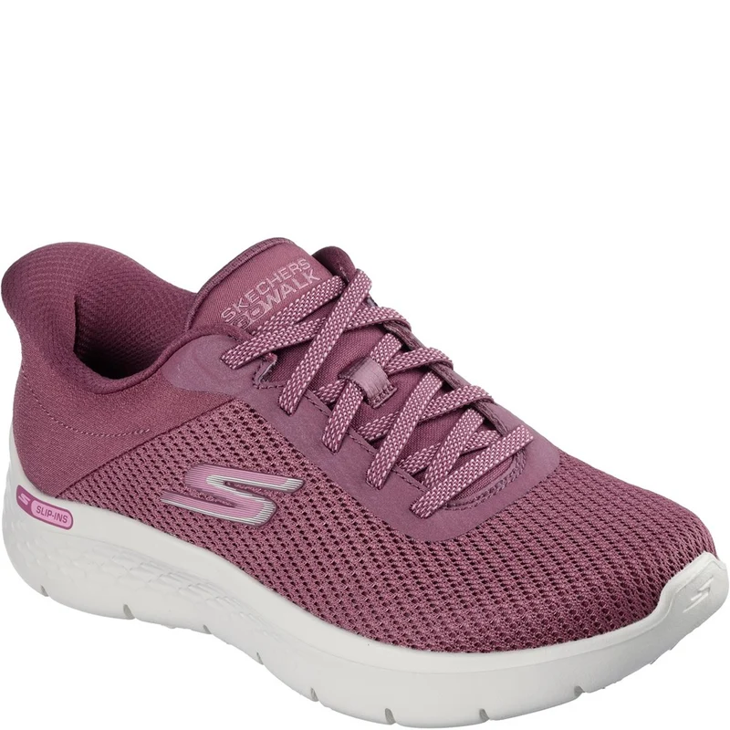 Skechers Go Walk Flex Trainers Burgundy / 8