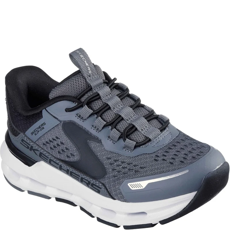 Skechers Glide-Step Plus Vista-Lane Trainer Charcoal/Black / Junior 2