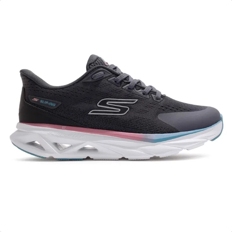 Tênis Skechers Glide Step Vortex Feminino 37 / Preto / Branco