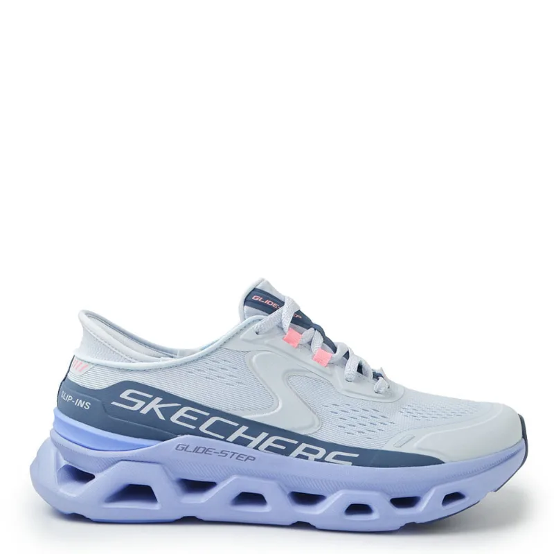 Tênis Esportivo Skechers Feminino W Glide 150510 LTBL-AZUL CLARO 34