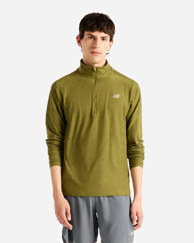 MAGLIA RUNNIGN NEW BALANCE SPACE DYE 1/4 ZIP LS M - / XL*