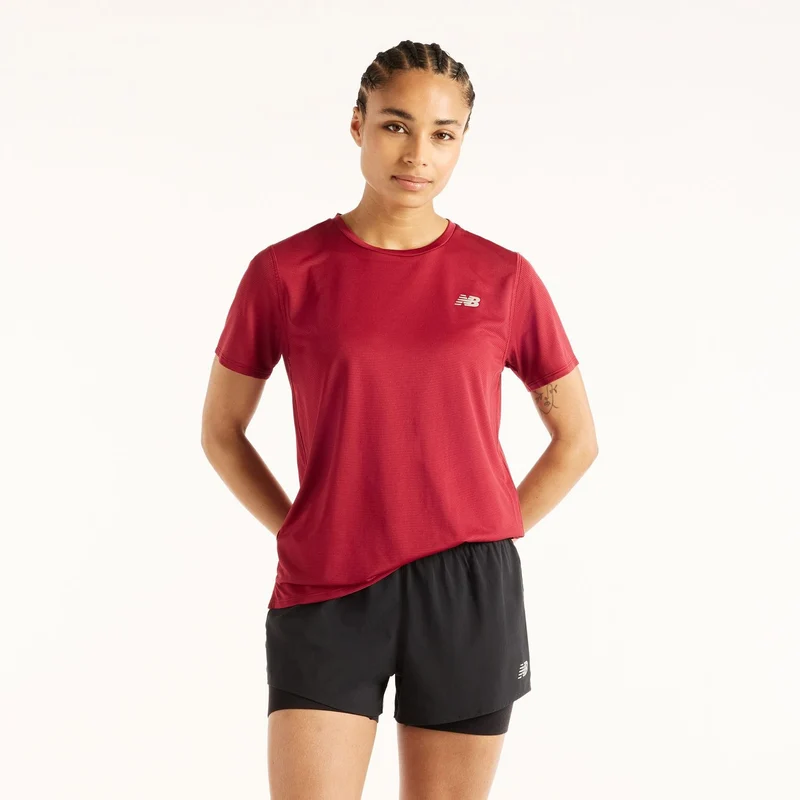 New Balance Women's Sport Essentials T-Shirt Podium Red / 2XL