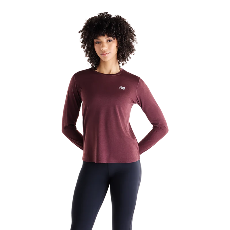 New Balance Athletics Longsleeve T-Shirt Cherry Leather / Small