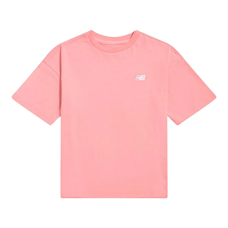 New Balance Girls' Small Logo Jersey T-Shirt Double Bubble / 9-10Y