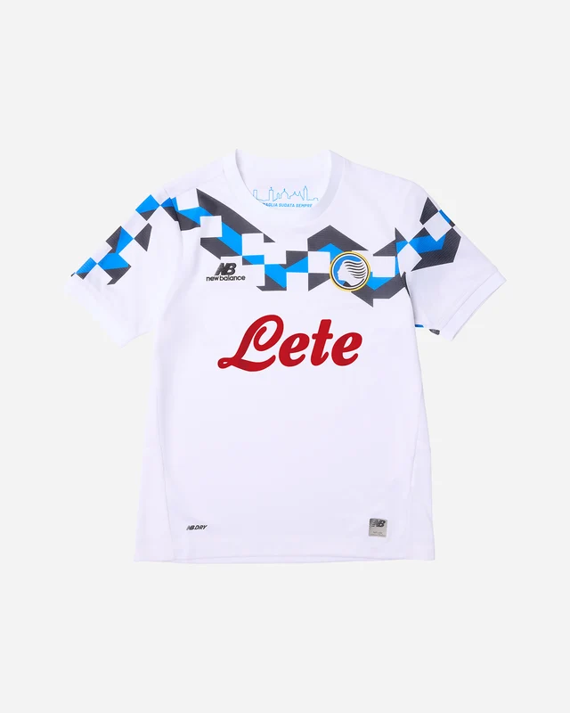 MAGLIA CALCIO UFFICIALE NEW BALANCE ATALANTA AWAY 26-27 JR - / YL*